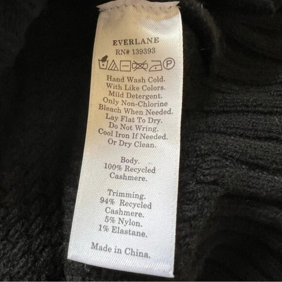 Everlane recycled cashmere Everlane Cashmere Stroopwafel Turtleneck 13746 - Picture 13 of 13